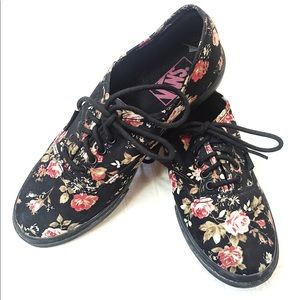 Flower Pattern Vans